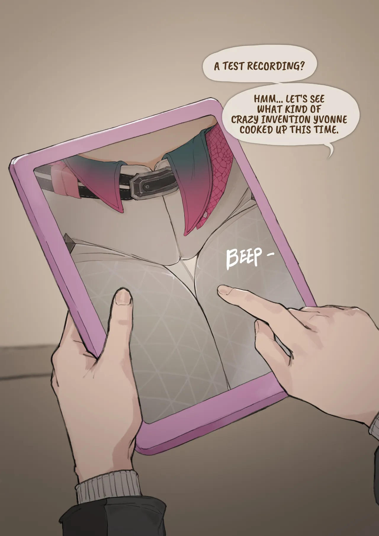 Yvonne - "Noob Pussy Test" porn comic picture 3