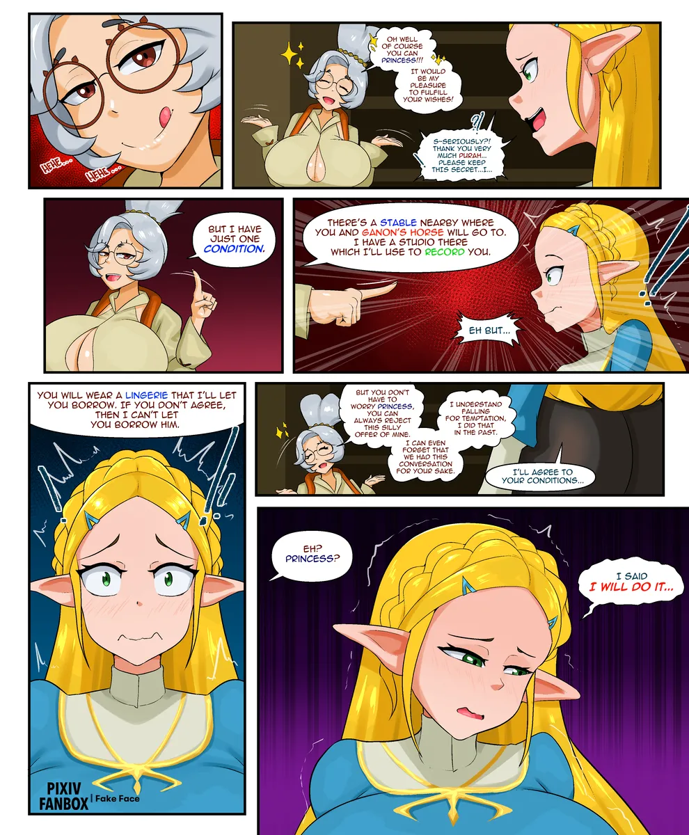 ZELDA X GANON HORSE porn comic picture 2