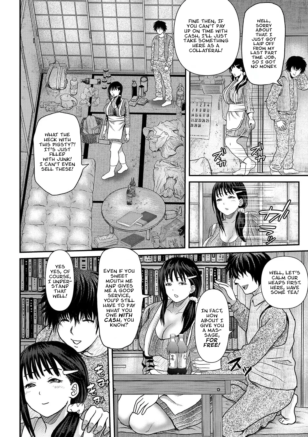 A Landlord That Will Fall Into Depravity Within 100 Minutes | 100-fun-go Ochiru Ooya-san porn comic picture 2