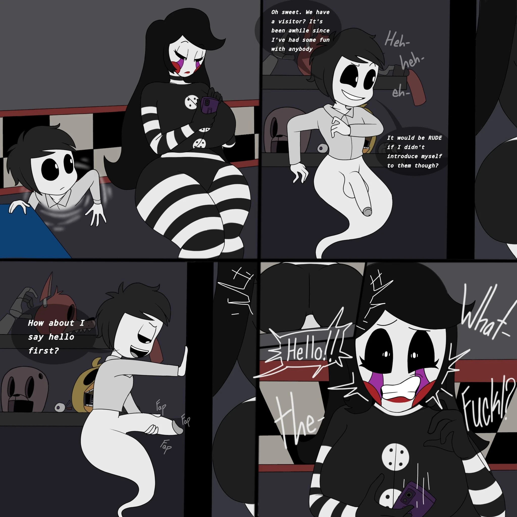 A Night For The Puppet porn comic picture 2
