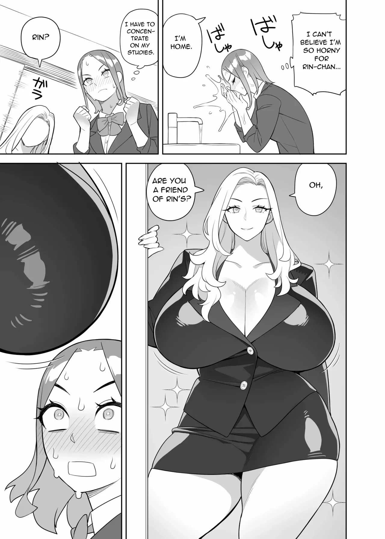 A Story about a Friend and her Mother coming on to me | Tomodachi to Sono Haha Oya ni Semarareru Hanashi porn comic picture 4