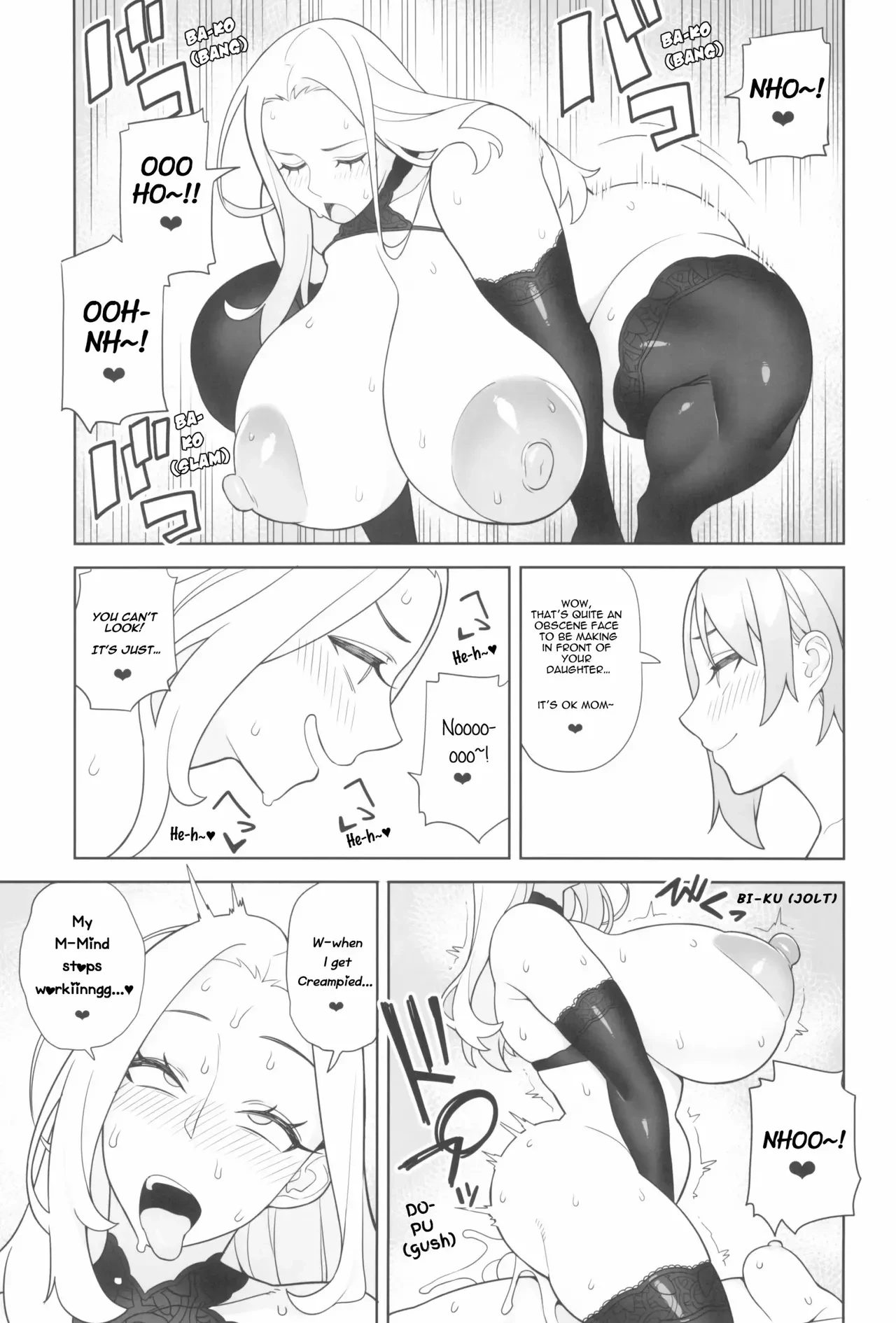 A Story about a Friend and her Mother coming on to me | Tomodachi to Sono Haha Oya ni Semarareru Hanashi porn comic picture 42