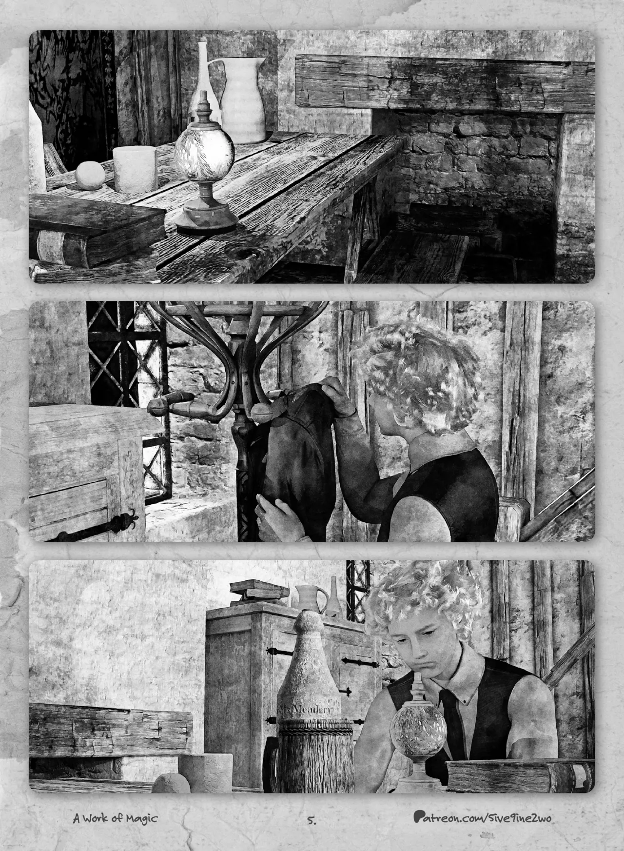 A Work of Magic porn comic picture 5