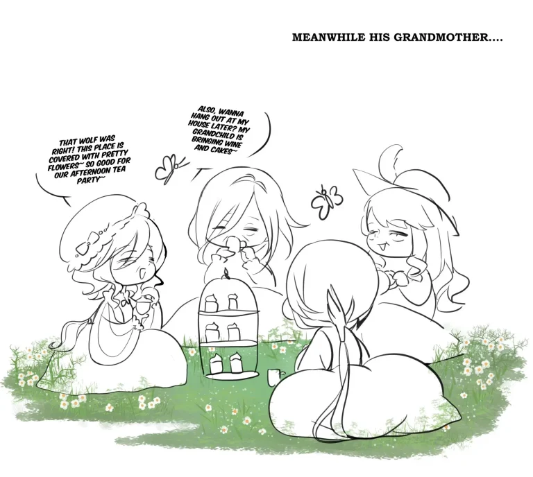 Aether - Little Red Riding Hood & Little Mermaid porn comic picture 4