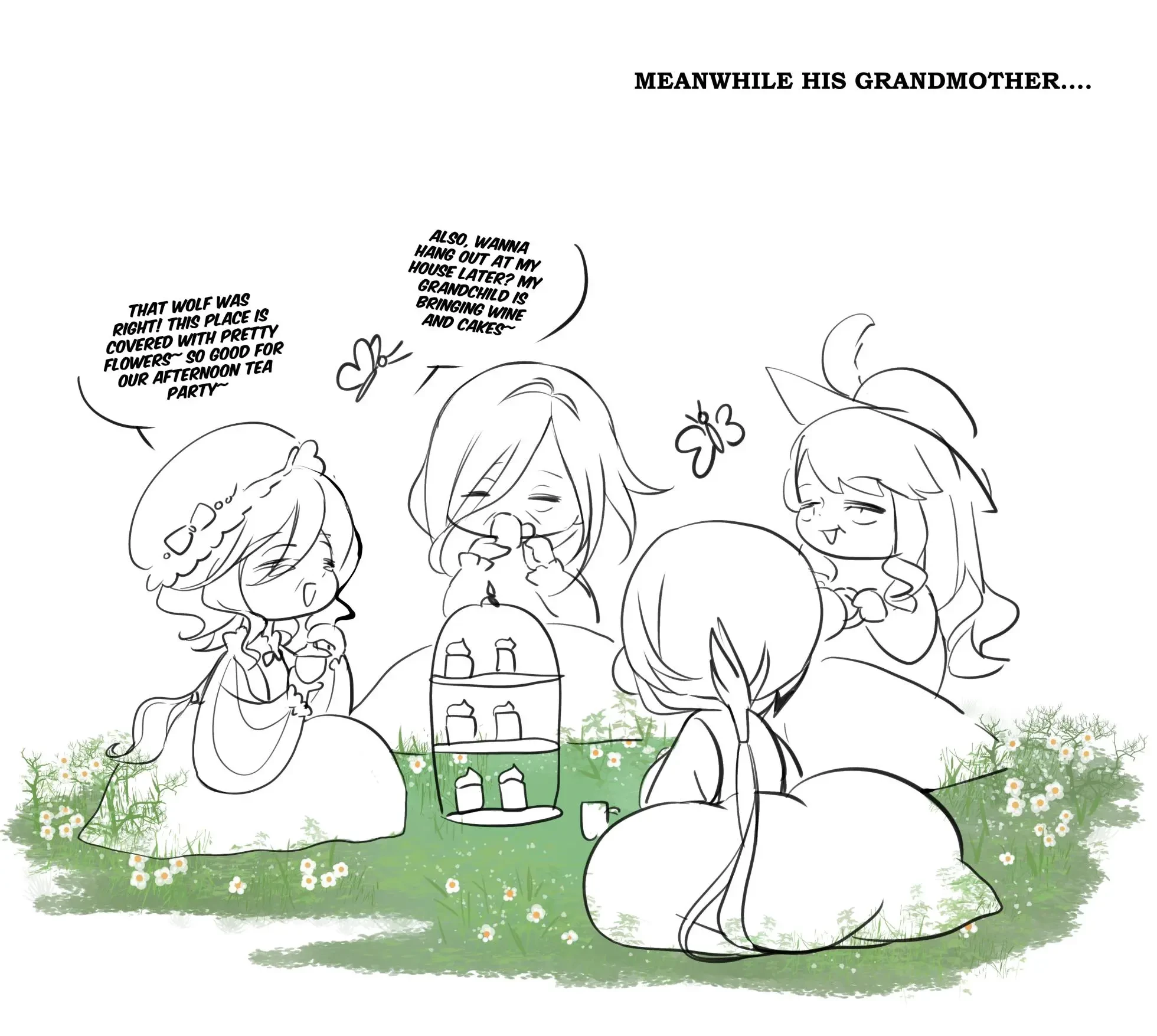 Aether - Little Red Riding Hood & Little Mermaid porn comic picture 4