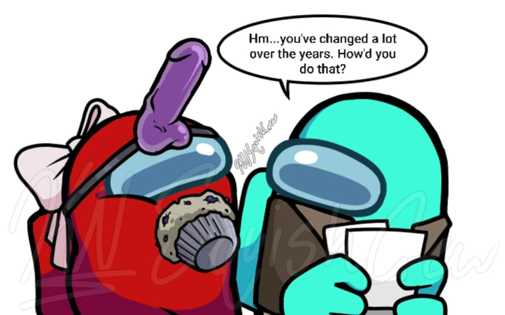 Amogus porn comic picture 11