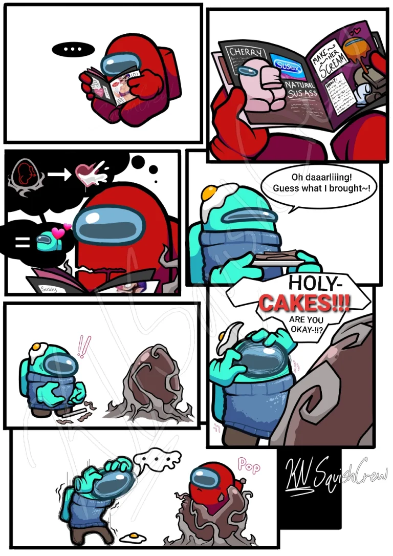 Amogus porn comic picture 12