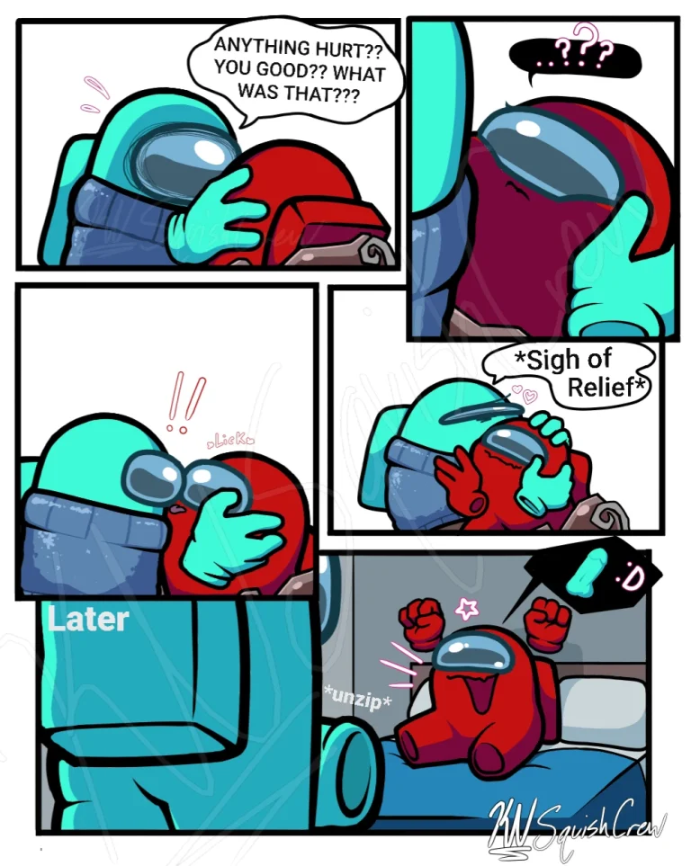 Amogus porn comic picture 13