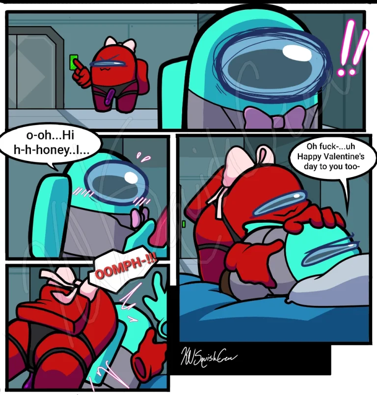 Amogus porn comic picture 3