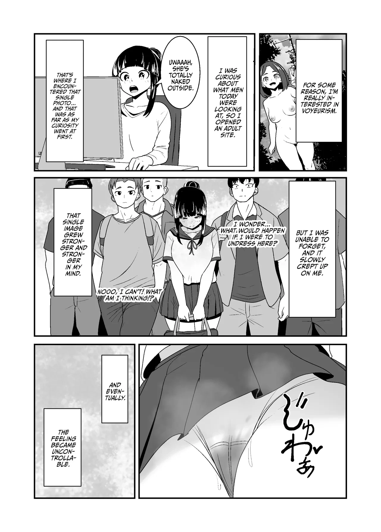 An Exhibitionist Girl's Tales of Pleasure | Roshutsu Shoujo no Gakkou no Kaidan porn comic picture 5