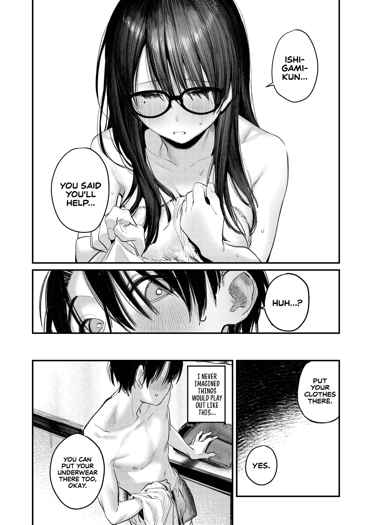 Art Club Harem Activity Log: How Helping My Senior Get Over Her Slump Led to a Threesome in the Heat of the Moment | Bijutsubu Harem Katsudou Nisshi ~Senpai no Slump Kaishou ni Kyouryoku shitara, Ikioi de 3P suru Koto ni Natta Hanashi~ porn comic picture 13