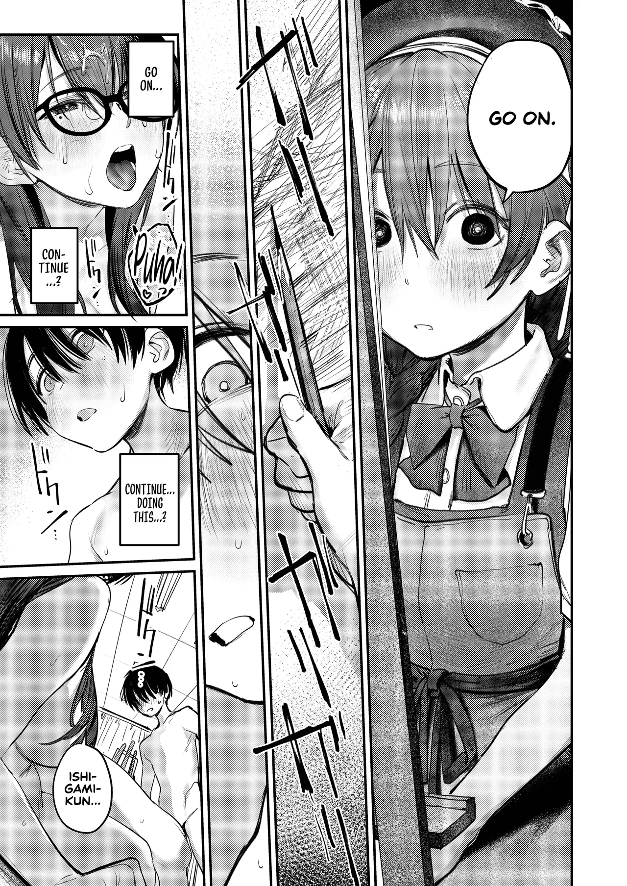 Art Club Harem Activity Log: How Helping My Senior Get Over Her Slump Led to a Threesome in the Heat of the Moment | Bijutsubu Harem Katsudou Nisshi ~Senpai no Slump Kaishou ni Kyouryoku shitara, Ikioi de 3P suru Koto ni Natta Hanashi~ porn comic picture 18