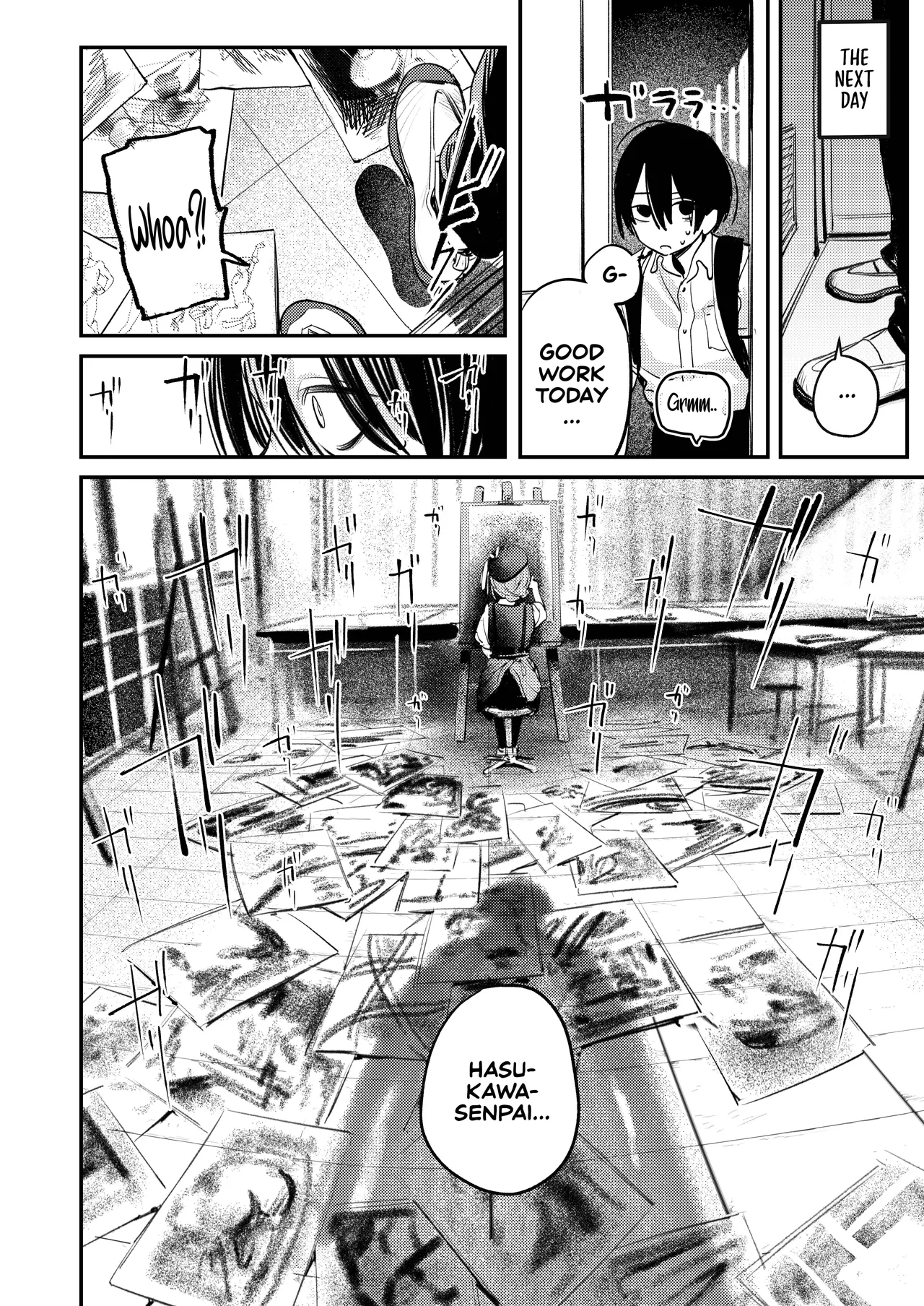 Art Club Harem Activity Log: How Helping My Senior Get Over Her Slump Led to a Threesome in the Heat of the Moment | Bijutsubu Harem Katsudou Nisshi ~Senpai no Slump Kaishou ni Kyouryoku shitara, Ikioi de 3P suru Koto ni Natta Hanashi~ porn comic picture 29