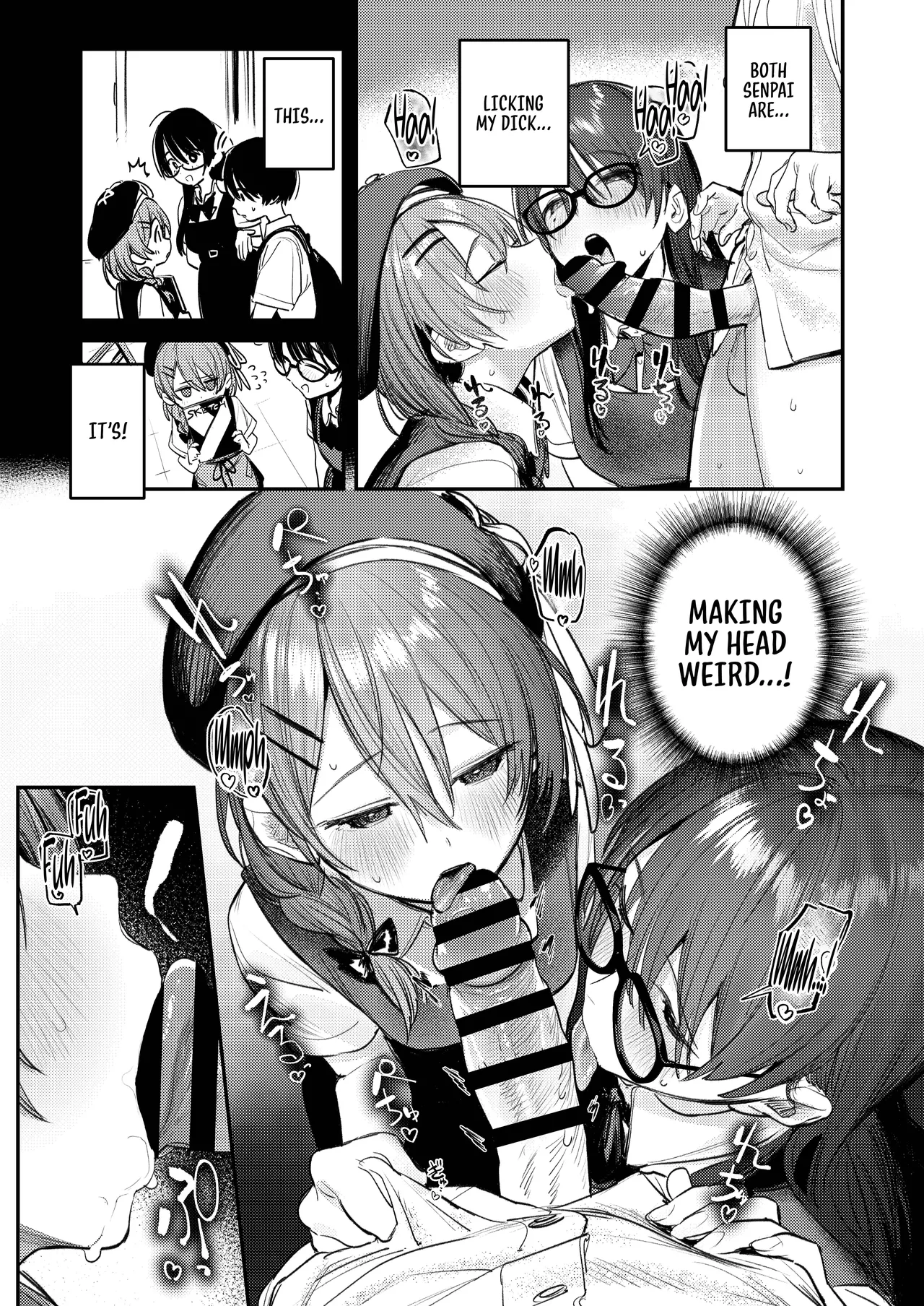 Art Club Harem Activity Log: How Helping My Senior Get Over Her Slump Led to a Threesome in the Heat of the Moment | Bijutsubu Harem Katsudou Nisshi ~Senpai no Slump Kaishou ni Kyouryoku shitara, Ikioi de 3P suru Koto ni Natta Hanashi~ porn comic picture 36
