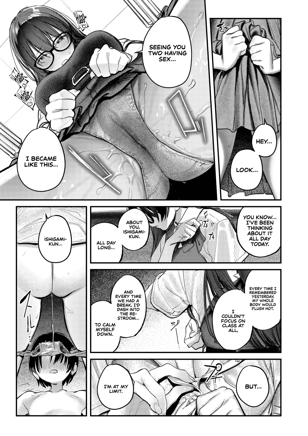 Art Club Harem Activity Log: How Helping My Senior Get Over Her Slump Led to a Threesome in the Heat of the Moment | Bijutsubu Harem Katsudou Nisshi ~Senpai no Slump Kaishou ni Kyouryoku shitara, Ikioi de 3P suru Koto ni Natta Hanashi~ porn comic picture 52