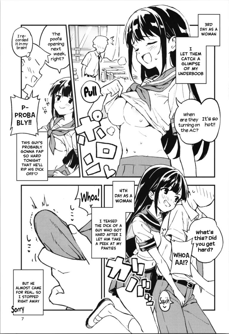 As Long As I Don't Get Pregnant for 1 Month, I'll Turn Back Into a Man | 1-kagetsu Ninshin Shinakereba Otoko ni Modoreru Hanashi porn comic picture 6