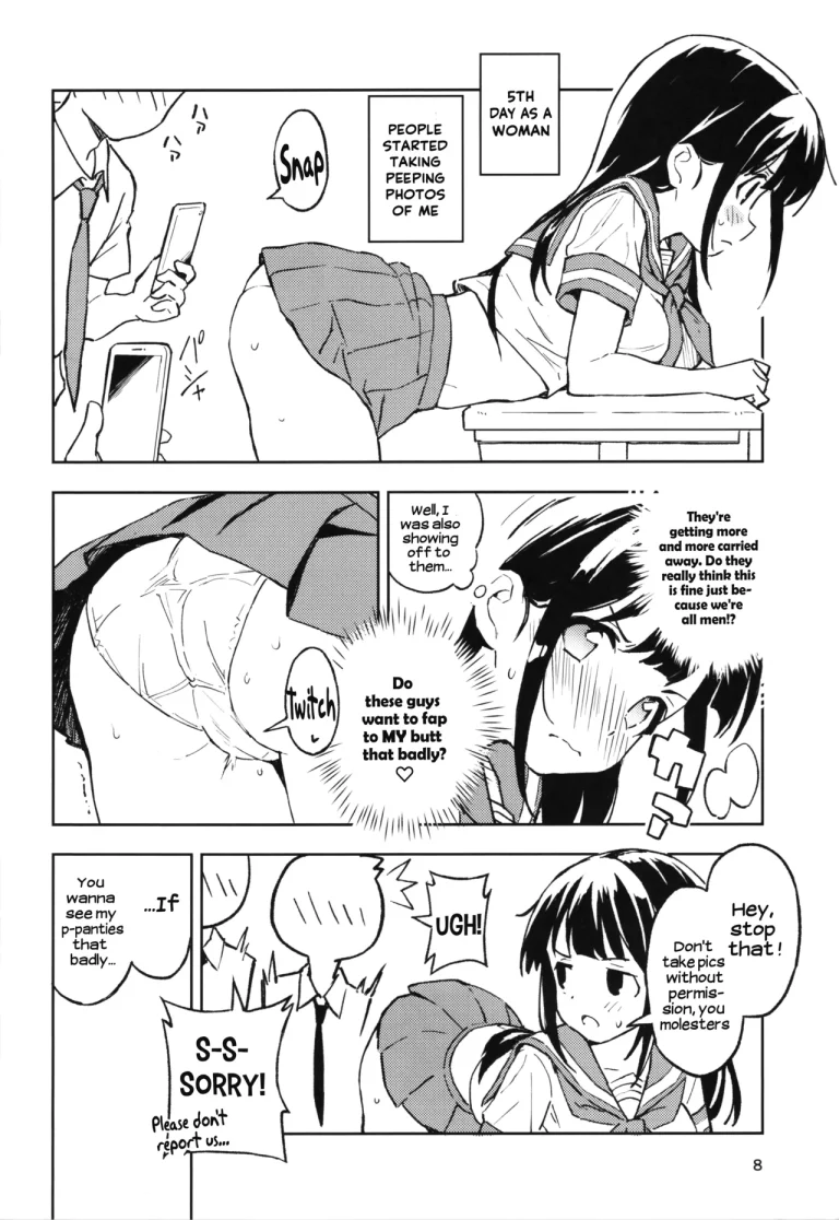 As Long As I Don't Get Pregnant for 1 Month, I'll Turn Back Into a Man | 1-kagetsu Ninshin Shinakereba Otoko ni Modoreru Hanashi porn comic picture 7