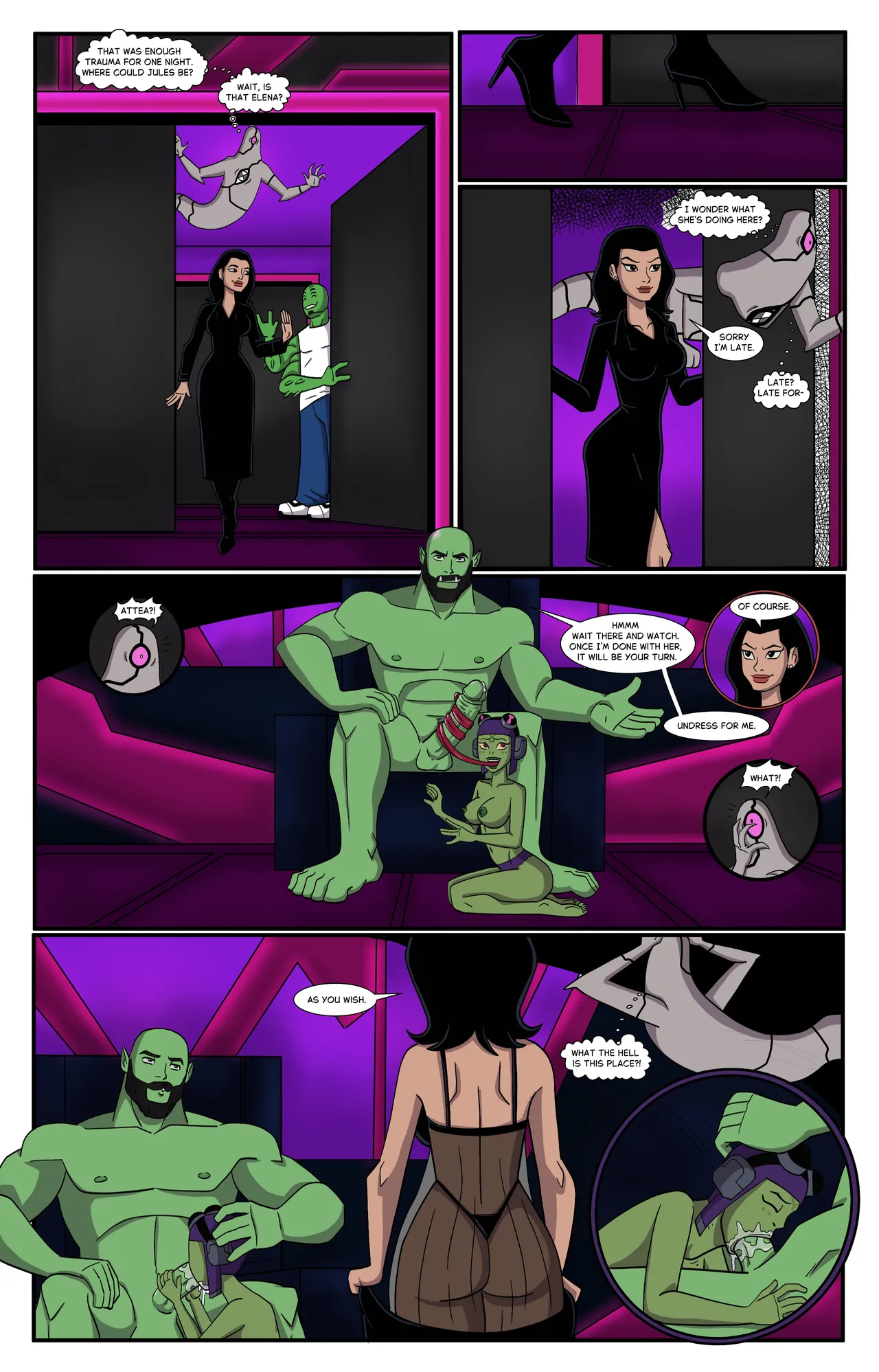 Ben 10: Girls Night porn comic picture 14