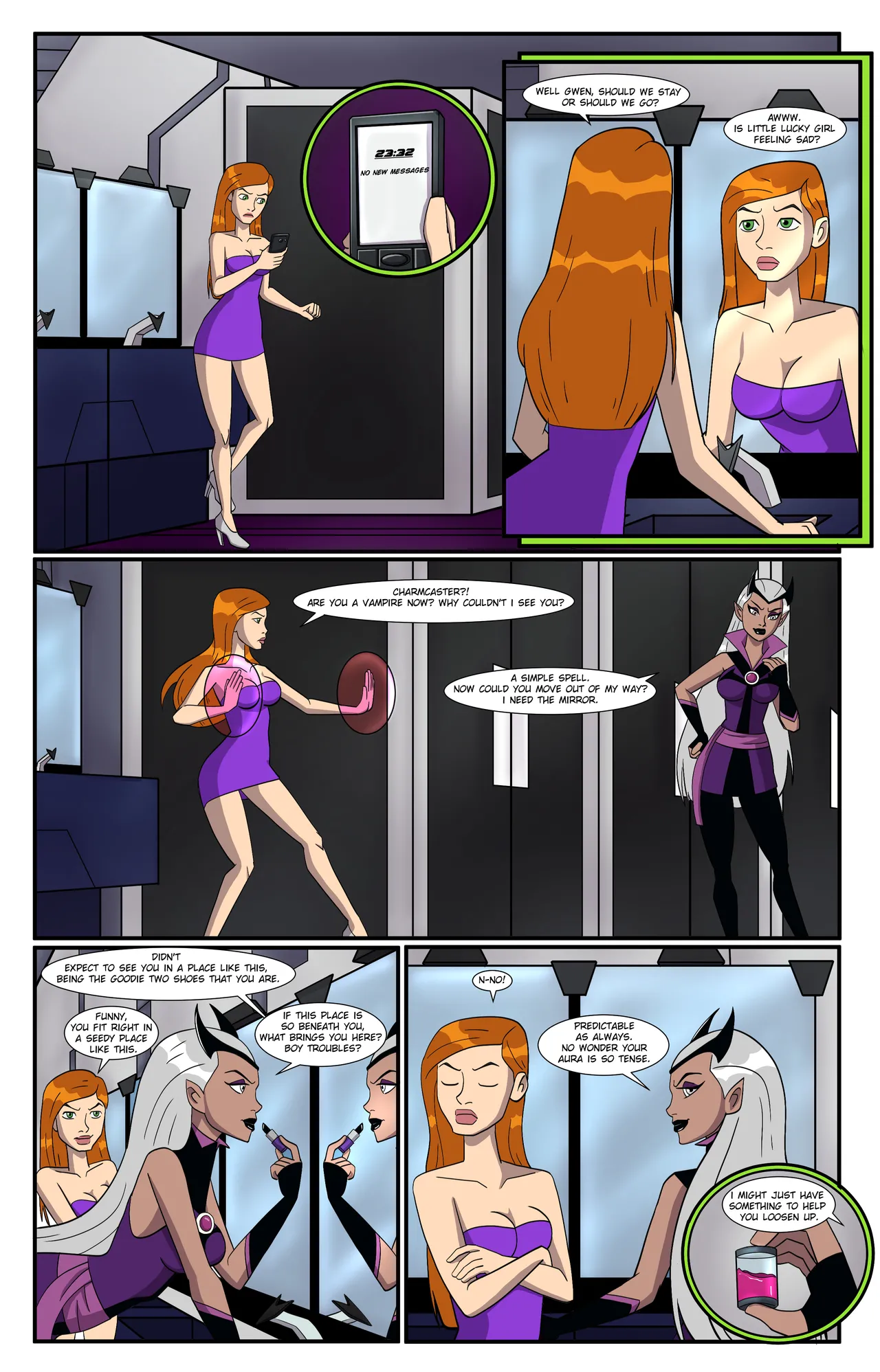 Ben 10: Girls Night porn comic picture 5