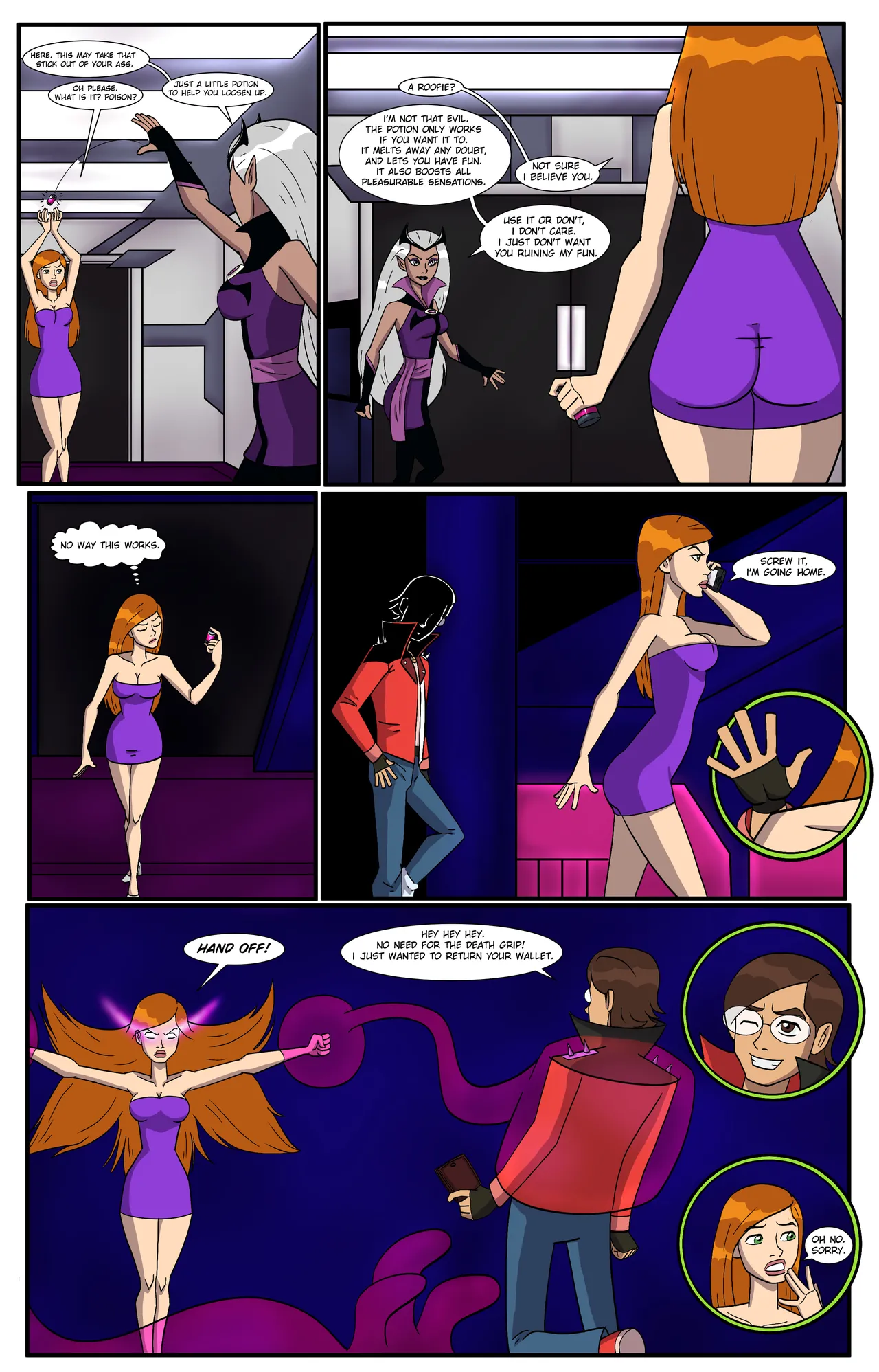 Ben 10: Girls Night porn comic picture 6