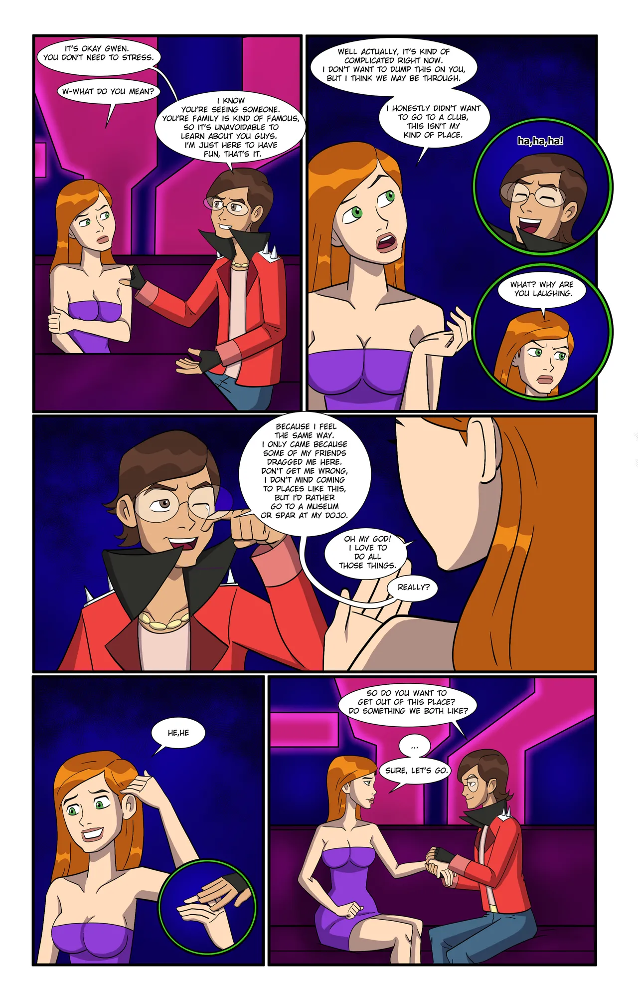 Ben 10: Girls Night porn comic picture 9