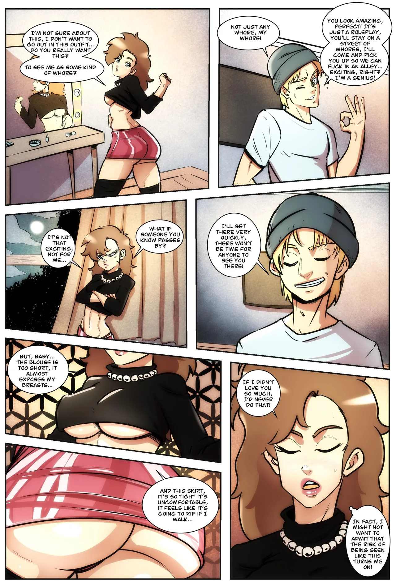 Blacked When the Roleplay Went Wrong porn comic picture 3