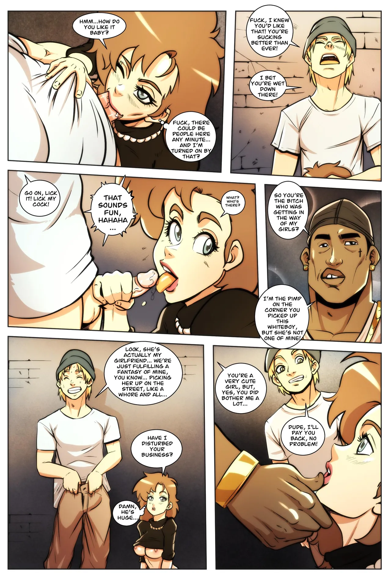 Blacked When the Roleplay Went Wrong porn comic picture 5