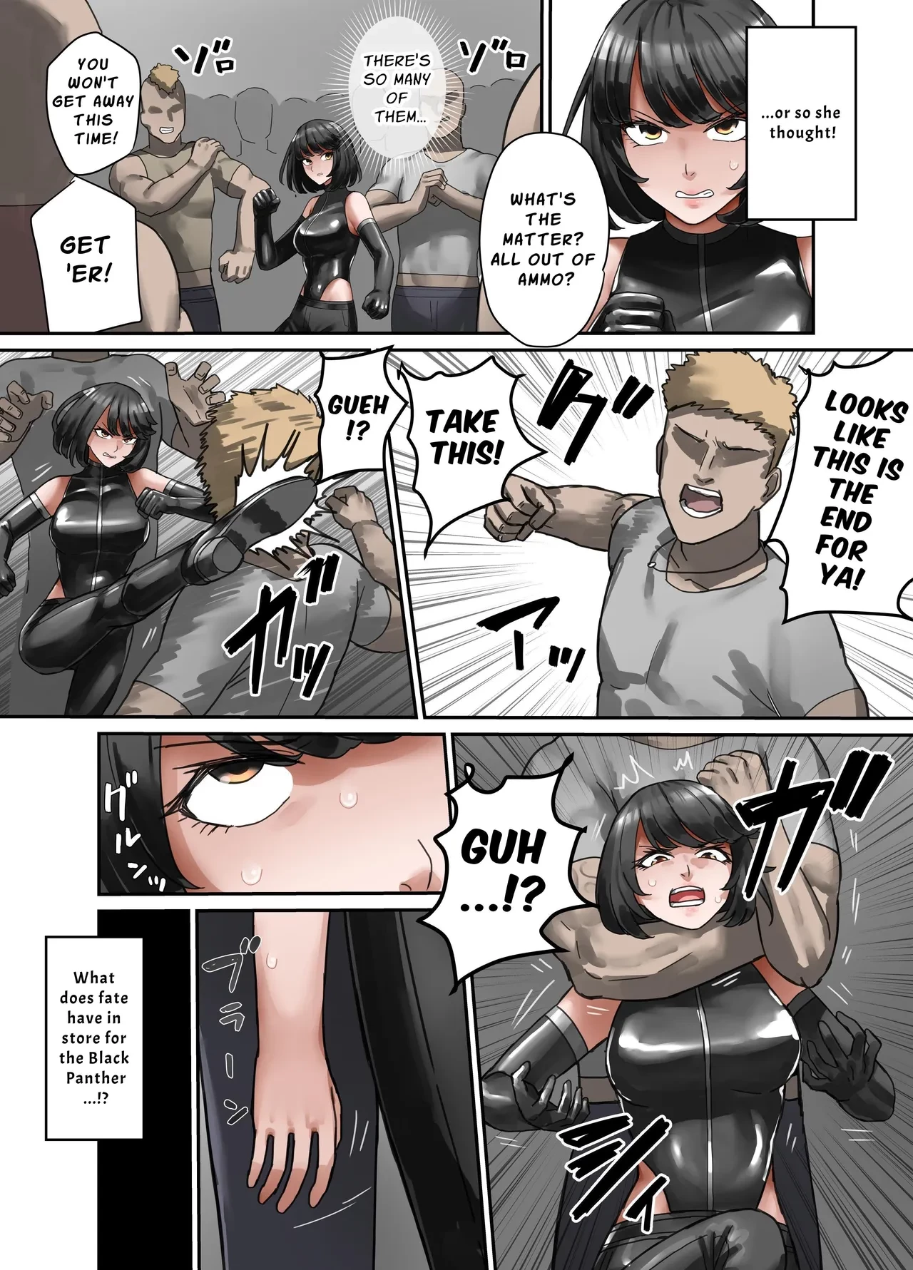 Blank Panther, The Chivalrous Female Thief porn comic picture 3