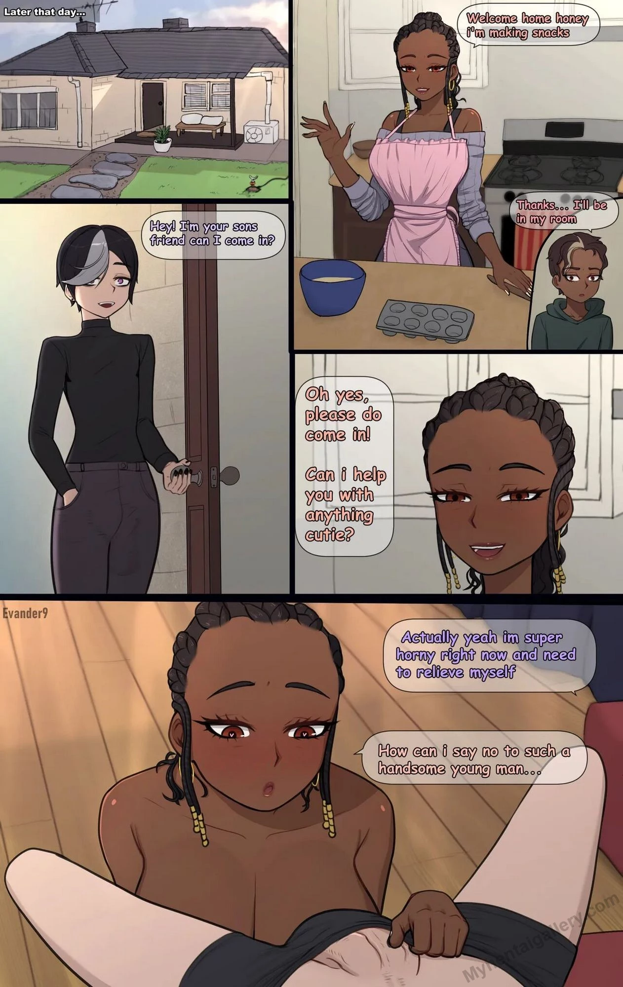 Bleached Mom porn comic picture 2