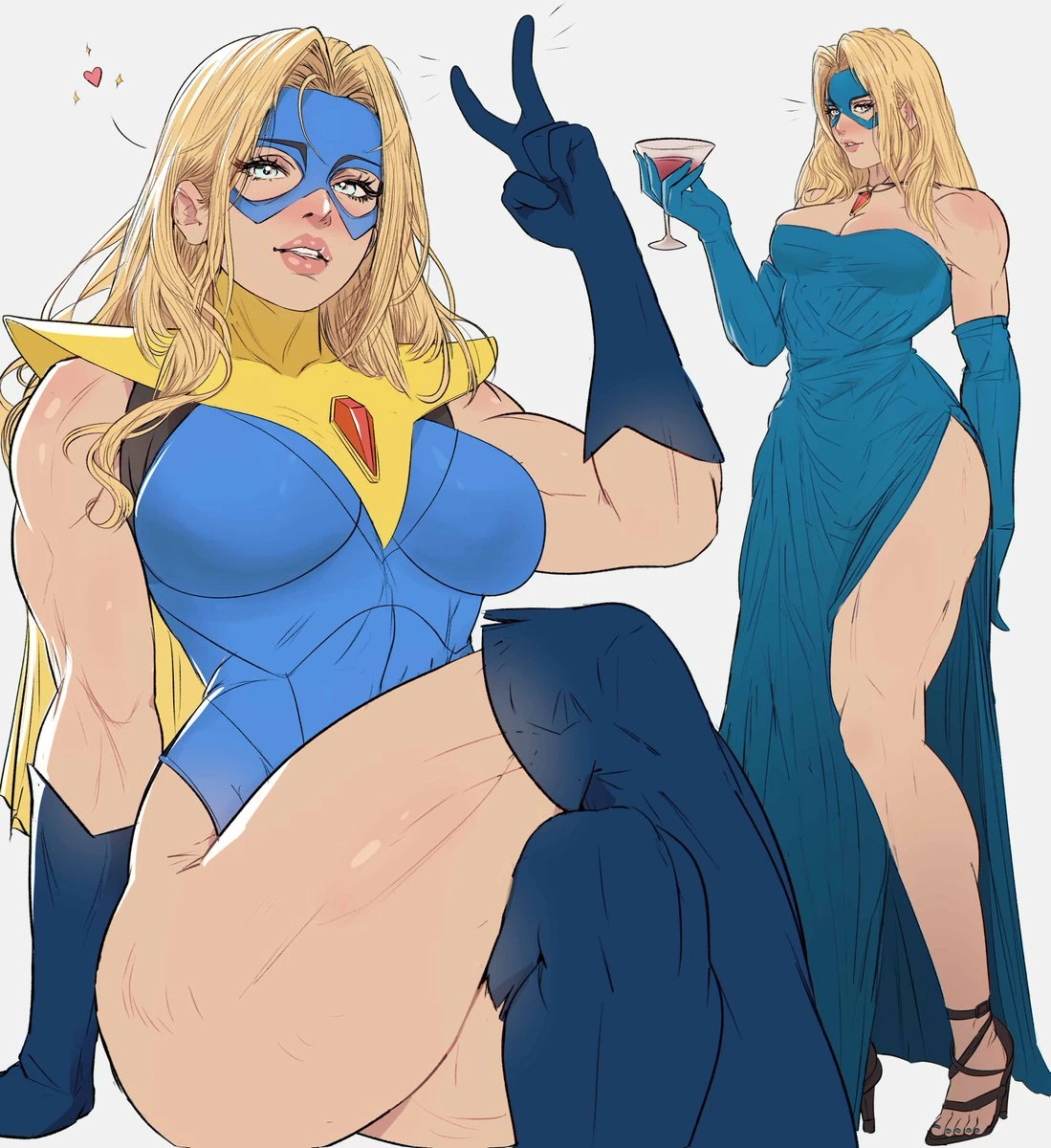 Blonde Blazer porn comic picture 67