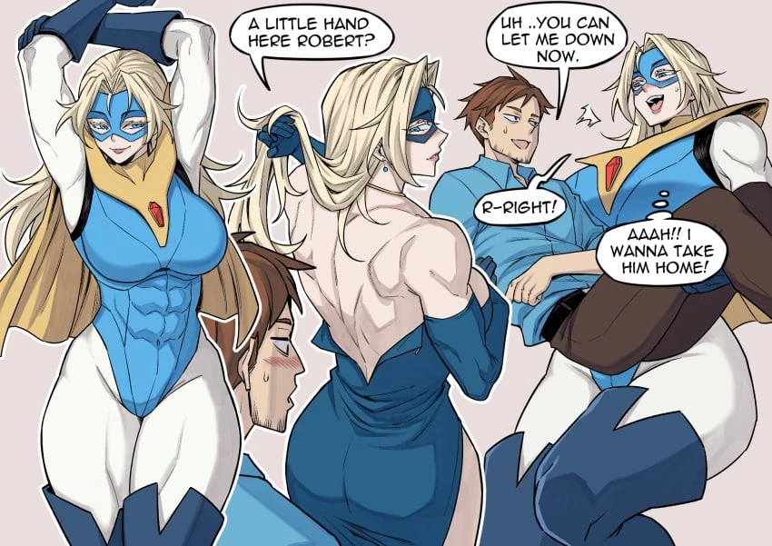 Blonde Blazer porn comic picture 68