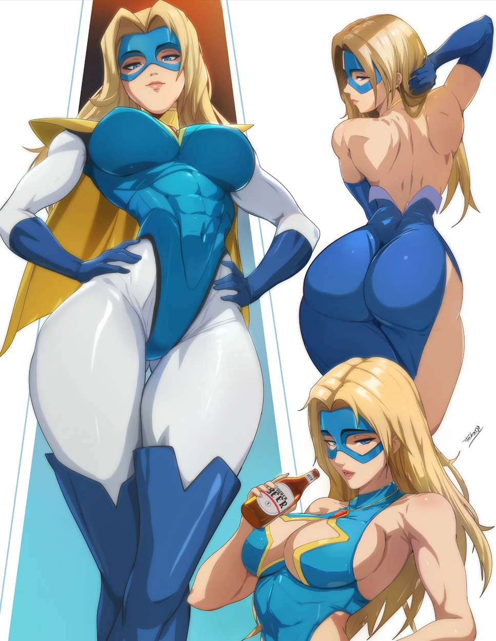 Blonde Blazer porn comic picture 76