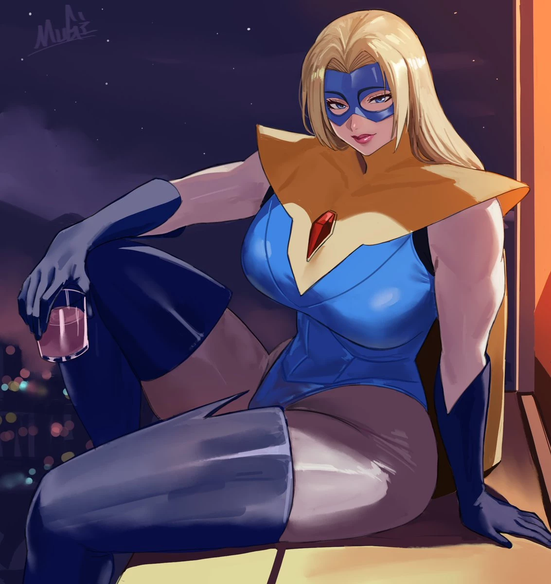 Blonde Blazer porn comic picture 77