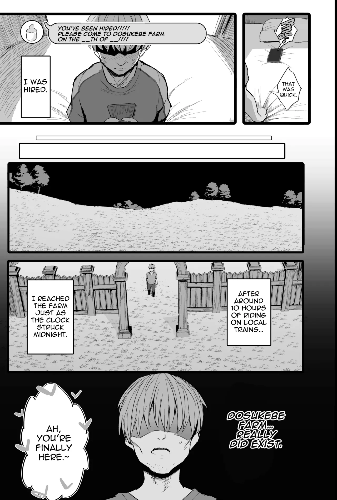 Bokujou no Tanetsuke Beit ni Ukatta Boku porn comic picture 6