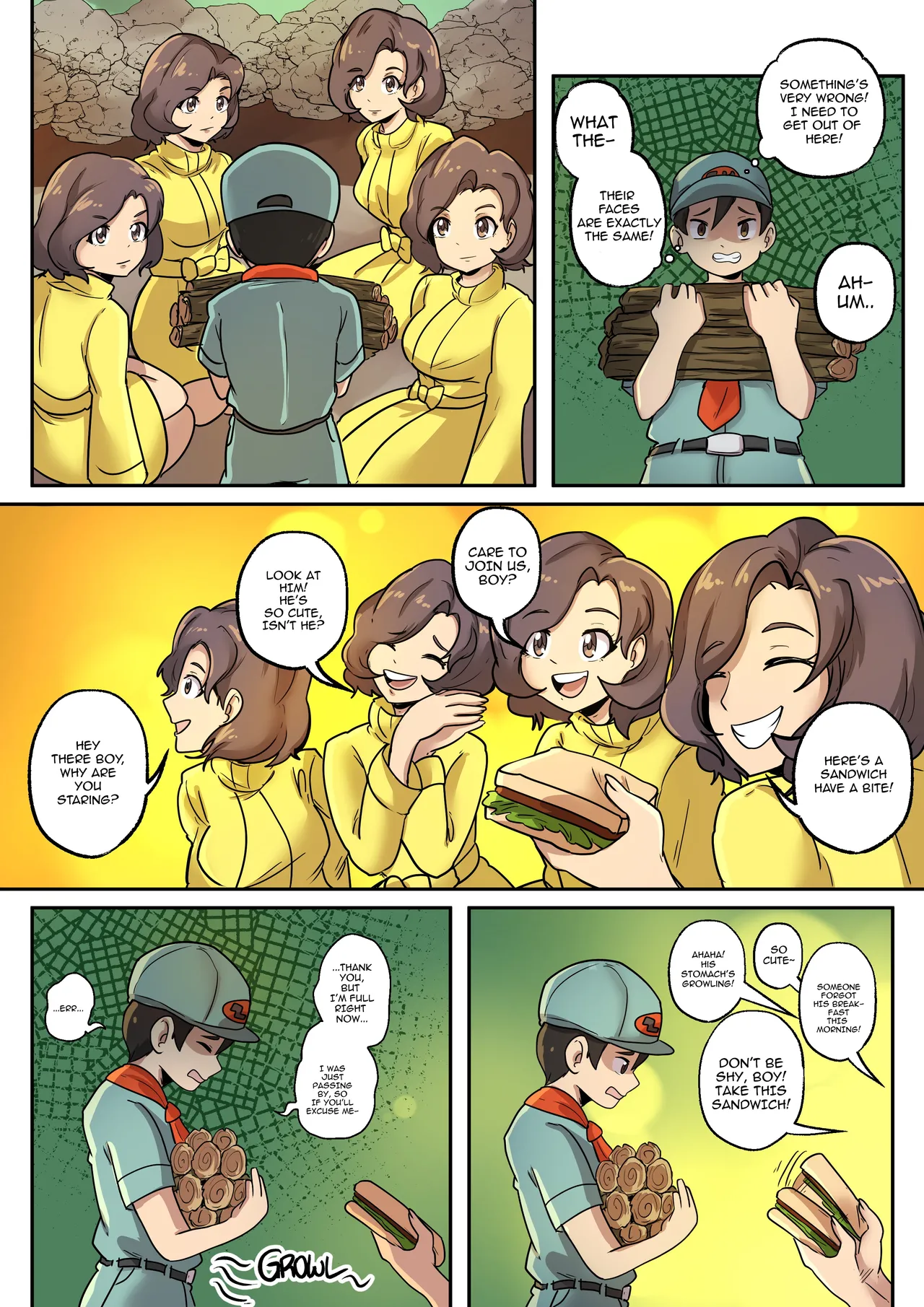 Camper into parasol lady porn comic picture 3