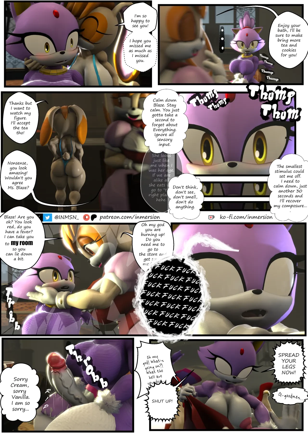 Can't Take The Heat porn comic picture 7