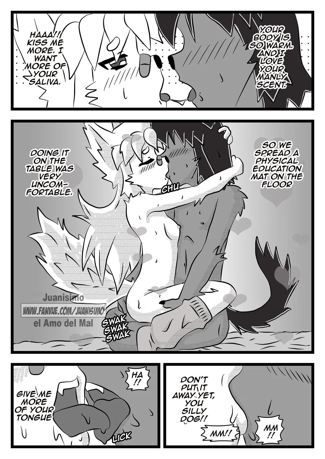 CUTE FOX GIRL'S ANTICS porn comic picture 14