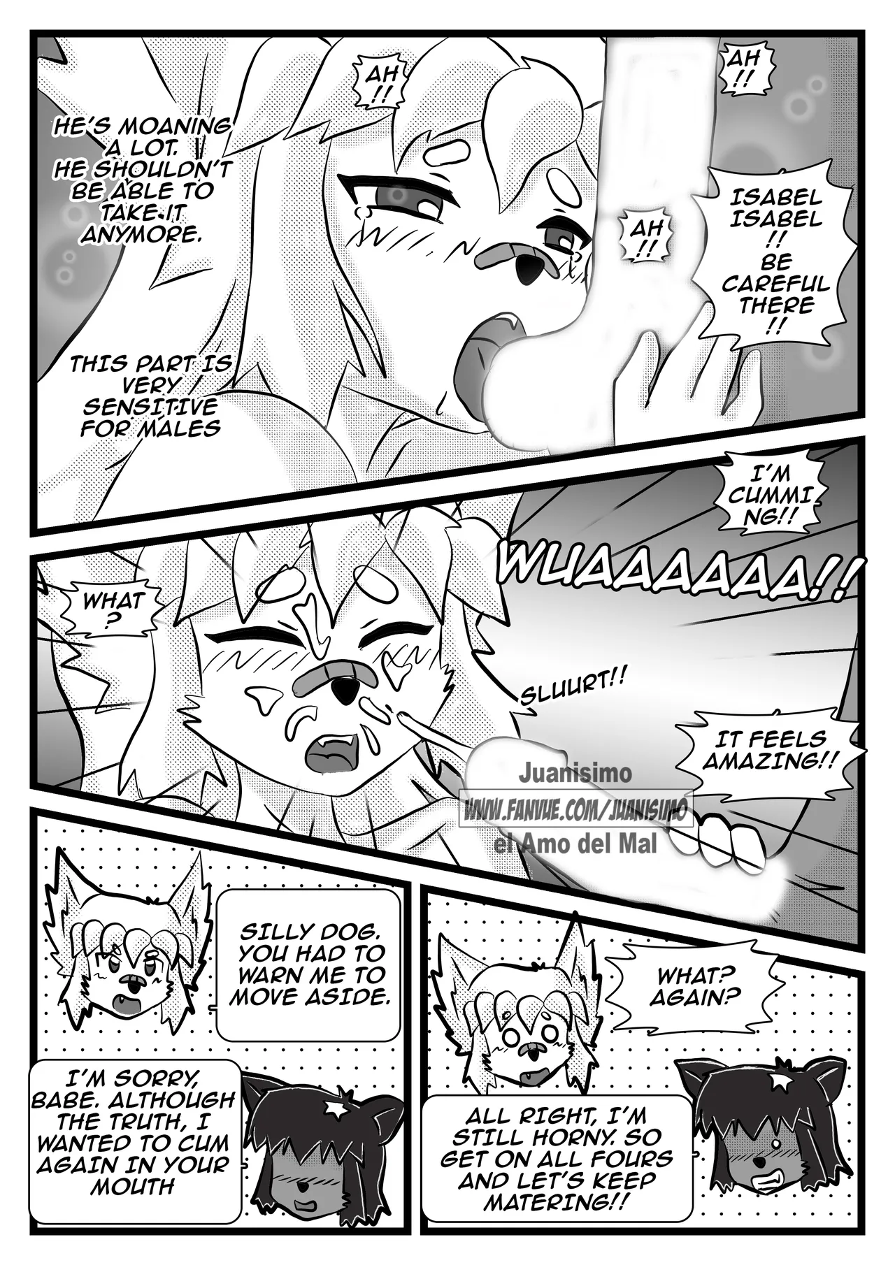 CUTE FOX GIRL'S ANTICS porn comic picture 18