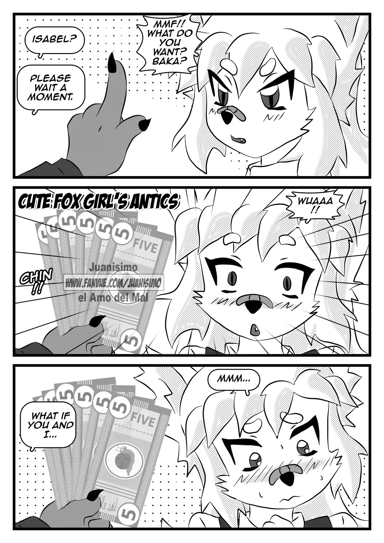 CUTE FOX GIRL'S ANTICS porn comic picture 2