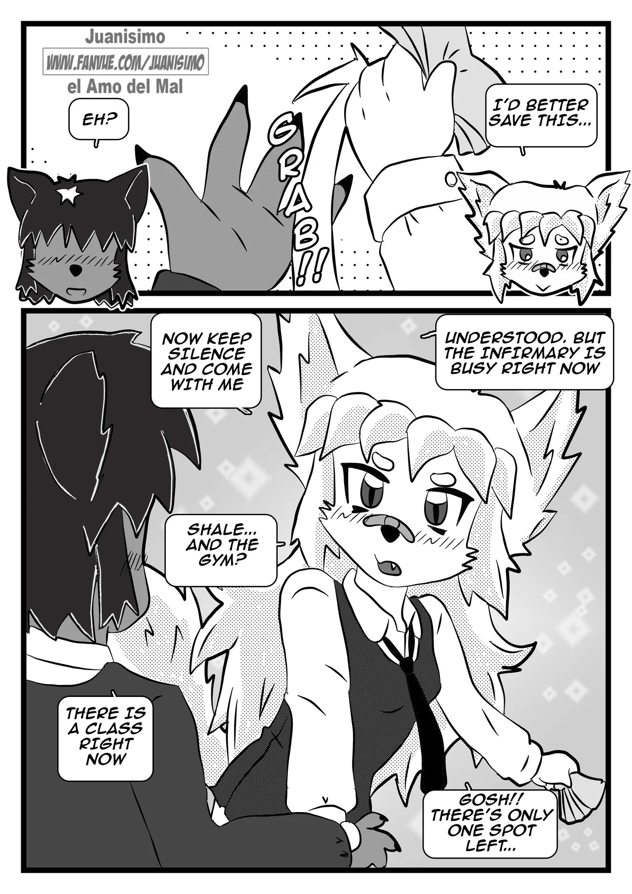 CUTE FOX GIRL'S ANTICS porn comic picture 4