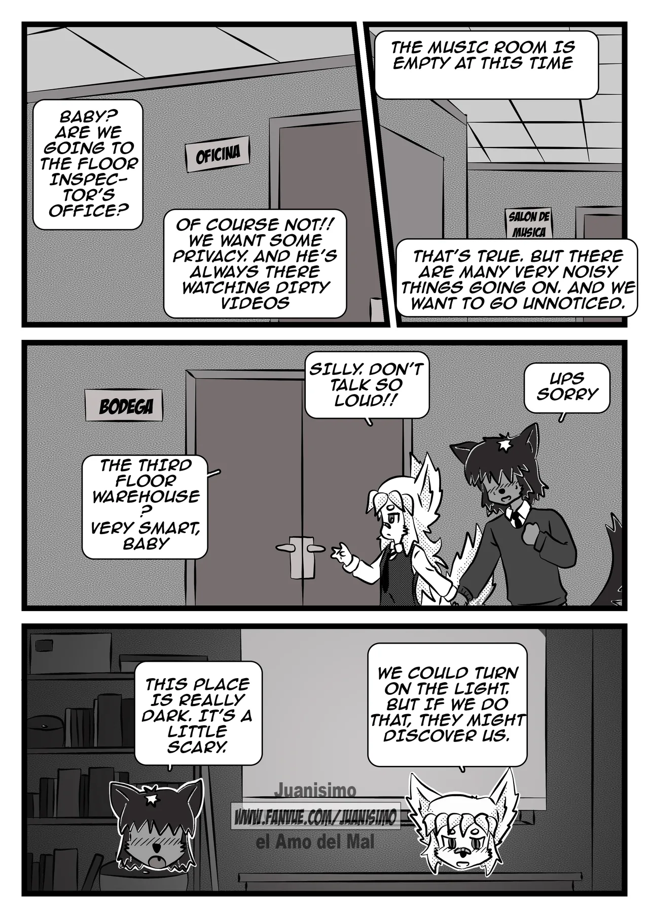 CUTE FOX GIRL'S ANTICS porn comic picture 5