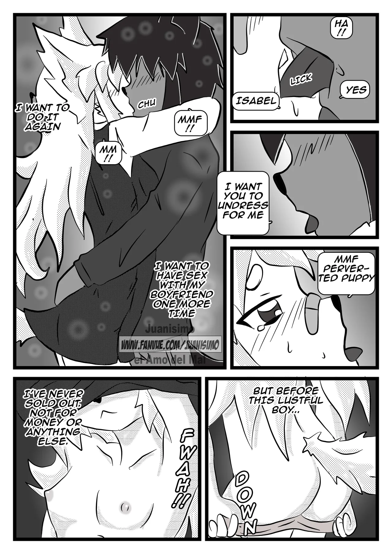 CUTE FOX GIRL'S ANTICS porn comic picture 7