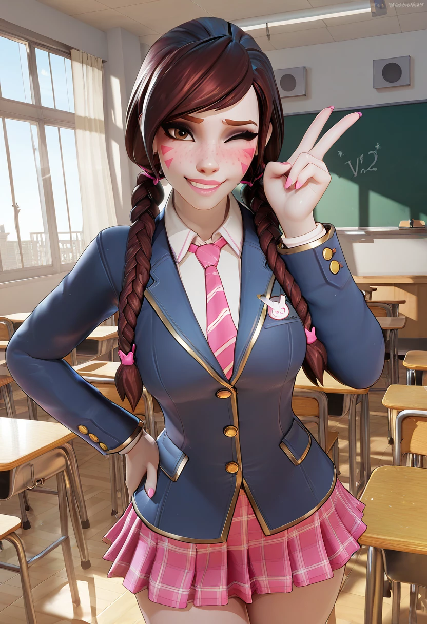 D.Va Playing Game In Class porn comic picture 32