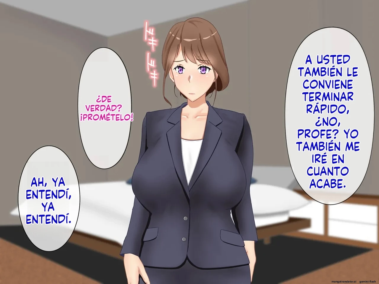 Daikirai na Seito ni Netorarete Haramasareta Kyonyuu Hitozuma Kyoushi [Spanish] porn comic picture 123