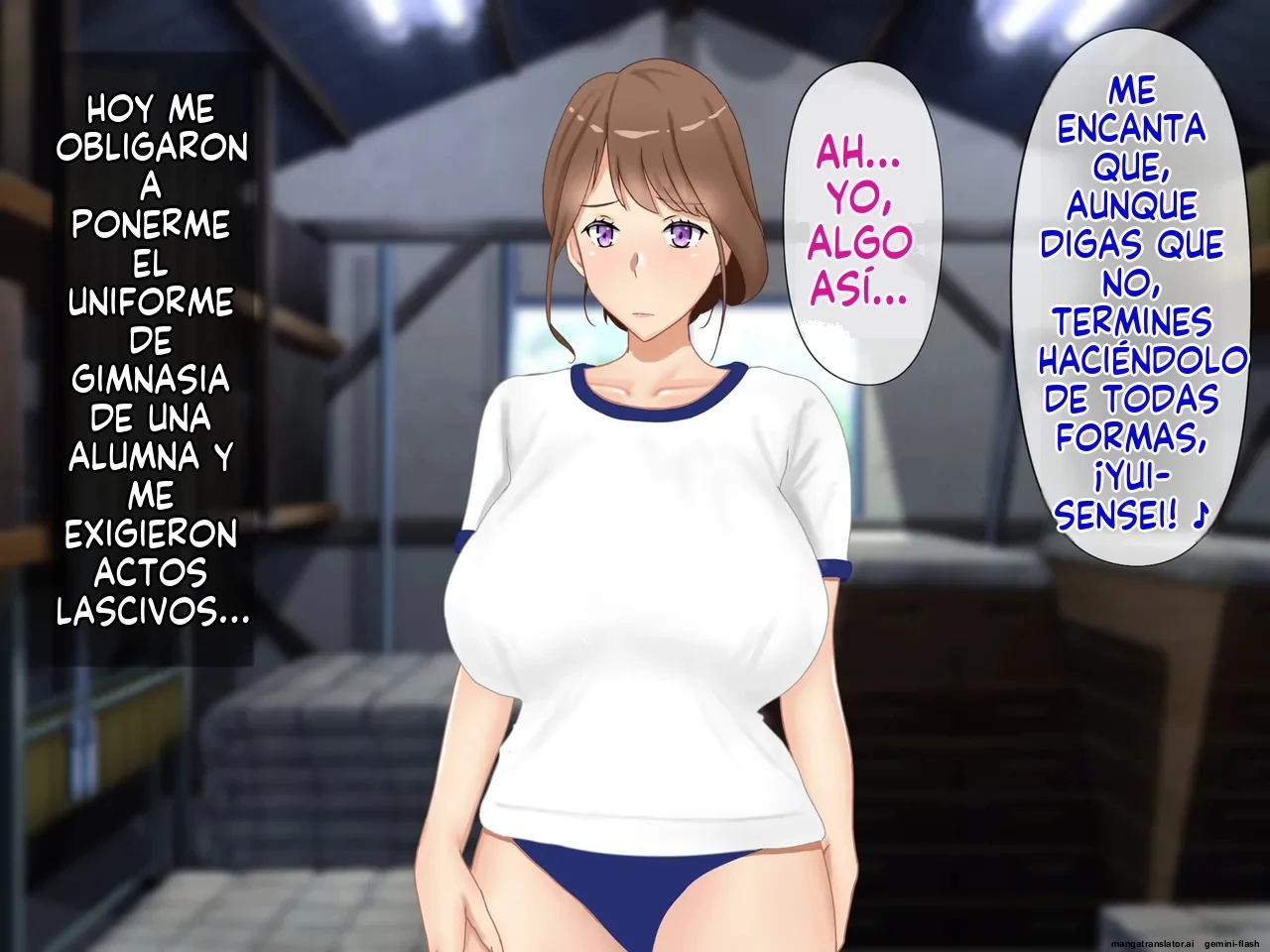 Daikirai na Seito ni Netorarete Haramasareta Kyonyuu Hitozuma Kyoushi [Spanish] porn comic picture 149