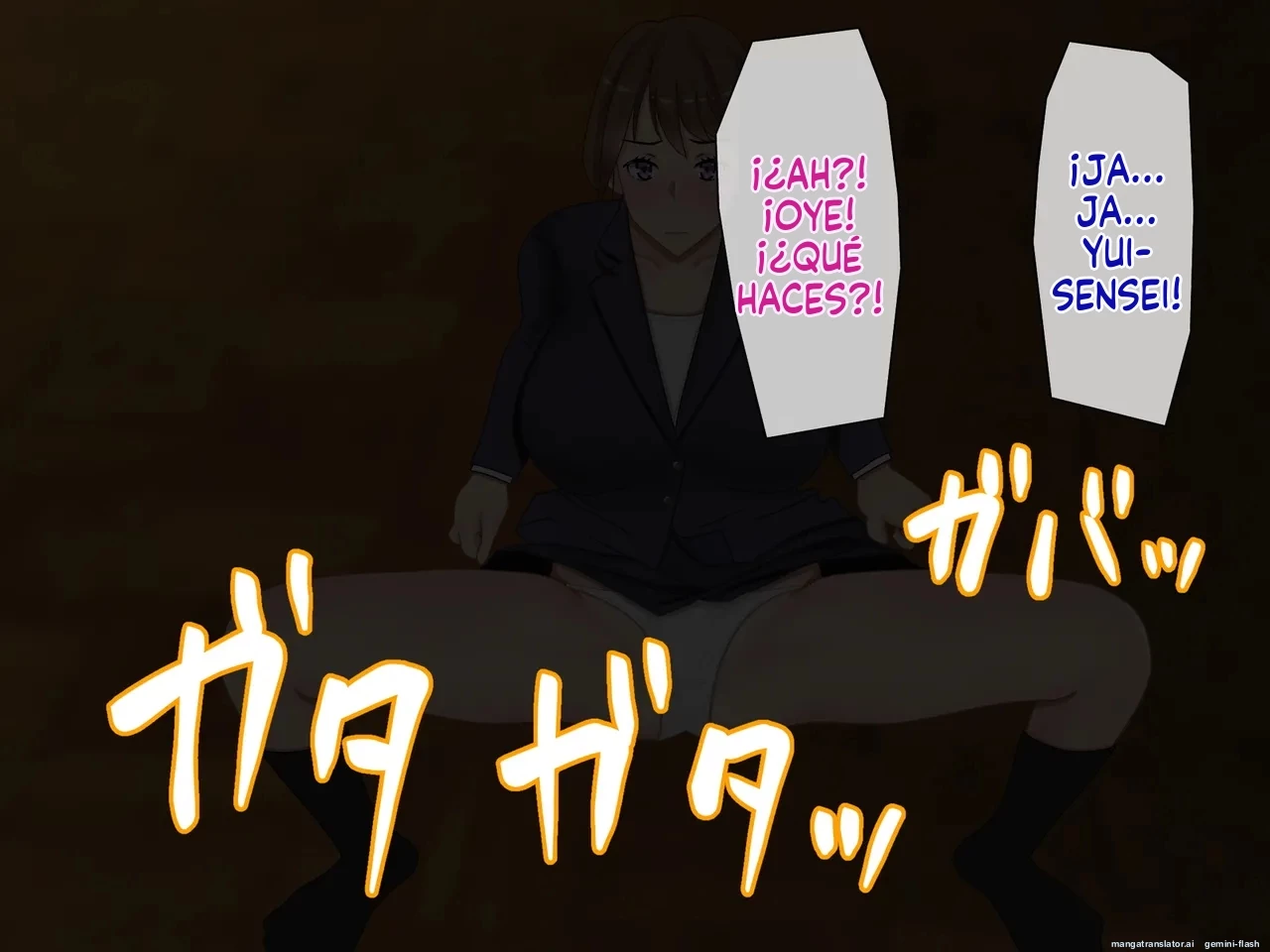 Daikirai na Seito ni Netorarete Haramasareta Kyonyuu Hitozuma Kyoushi [Spanish] porn comic picture 18