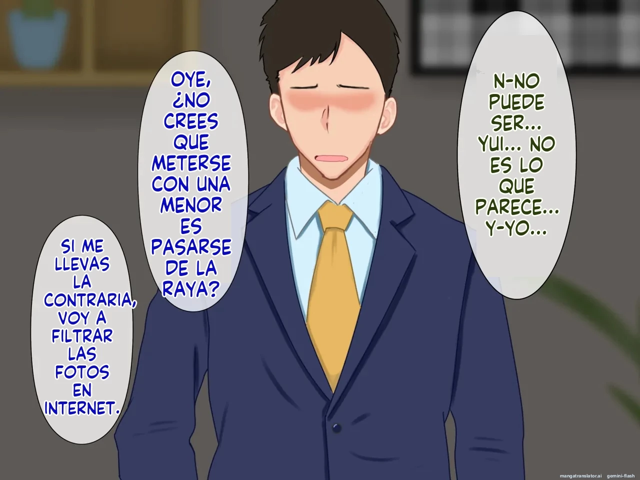 Daikirai na Seito ni Netorarete Haramasareta Kyonyuu Hitozuma Kyoushi [Spanish] porn comic picture 218
