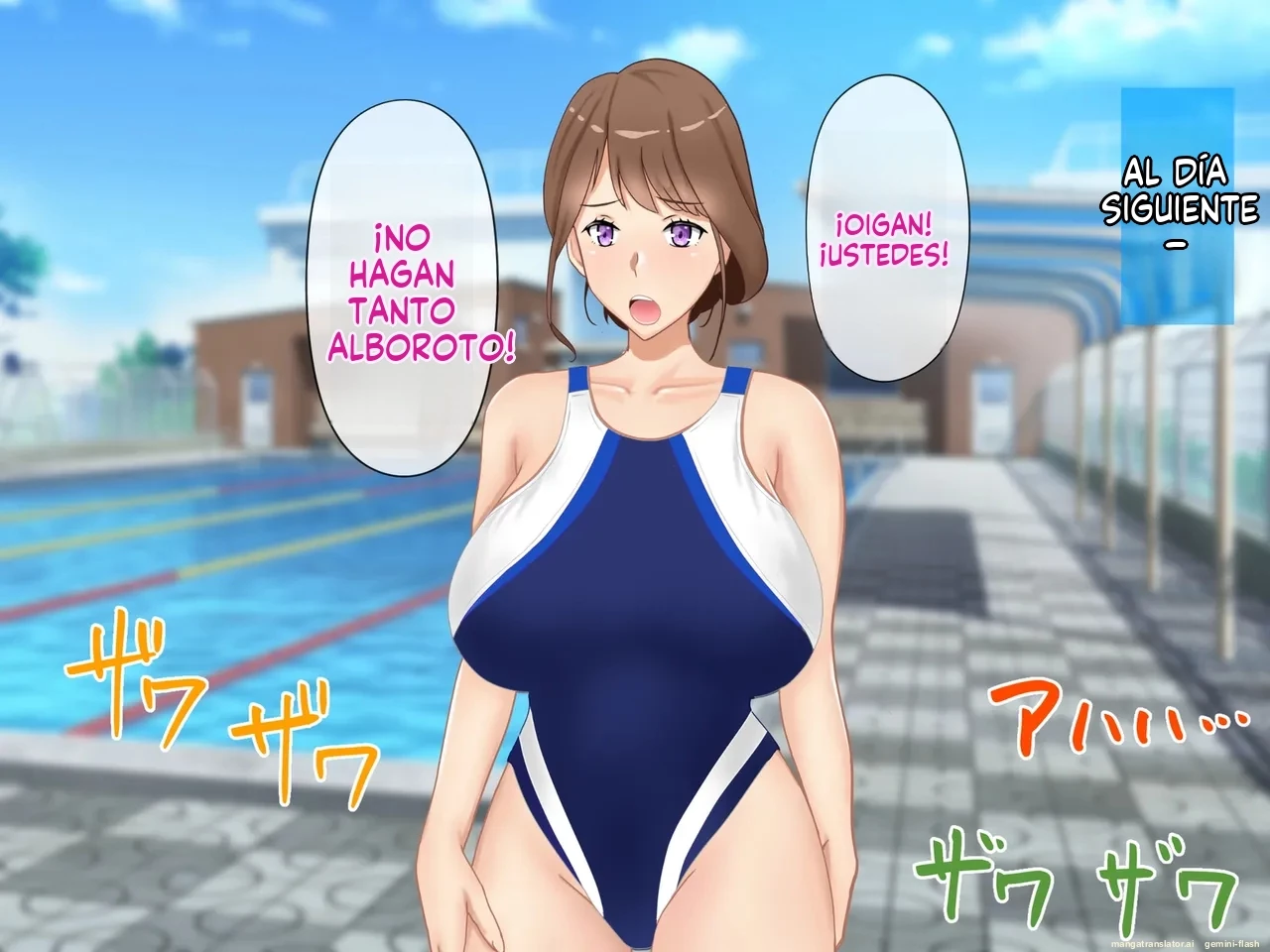 Daikirai na Seito ni Netorarete Haramasareta Kyonyuu Hitozuma Kyoushi [Spanish] porn comic picture 45