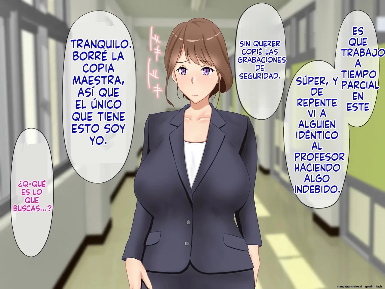 Daikirai na Seito ni Netorarete Haramasareta Kyonyuu Hitozuma Kyoushi [Spanish] porn comic picture 7