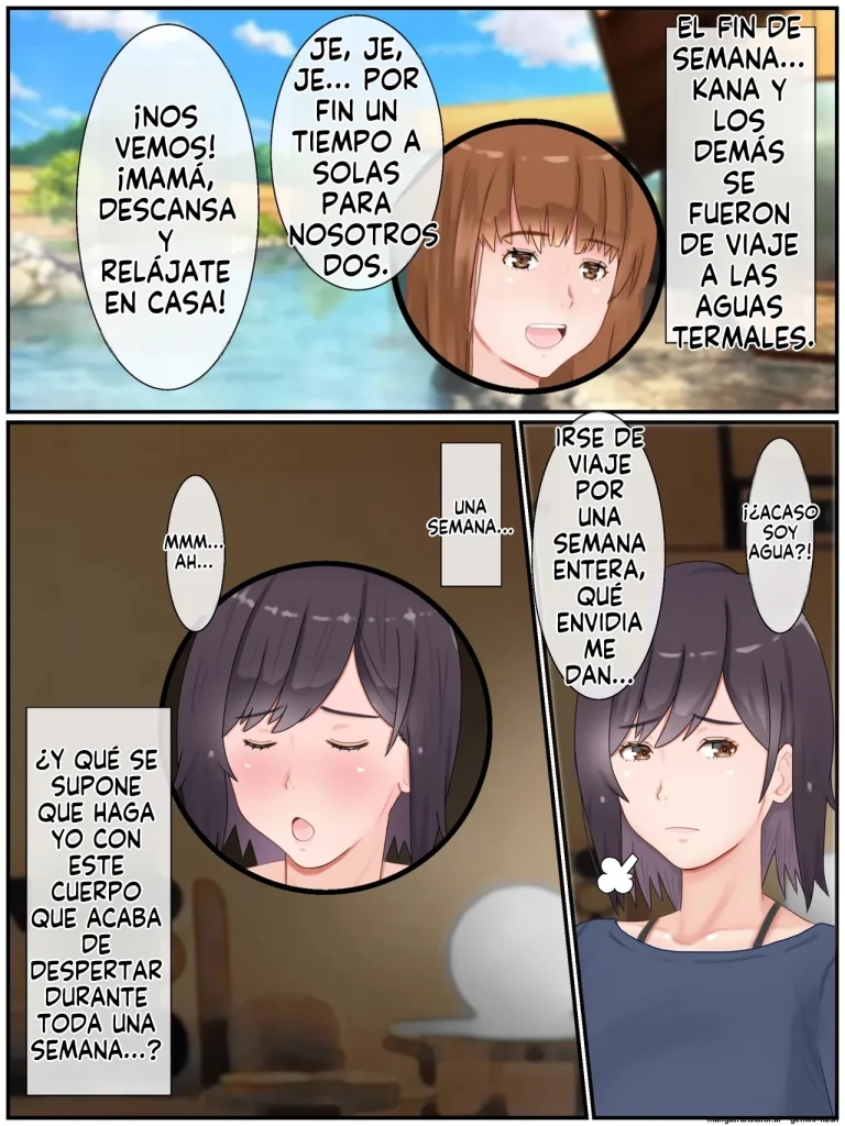 Dairi Shussan Shimasu! Gibo to Musumemuko no Icha Love Ninkatsu (Spanish) porn comic picture 121